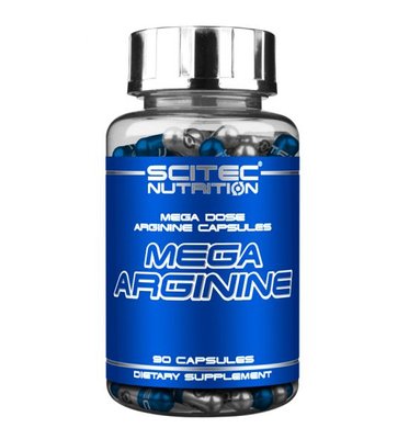 Аргинин Scitec Nutrition Mega Arginine, 90 капс. 100699 фото