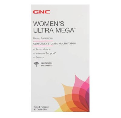 Витамины для женщин GNC WOMENS ULTRA MEGA, 90 капс. 100528 фото
