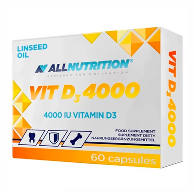 Витамин Д All Nutrition Vitamin D3 4000, 60 капс. 124121 фото