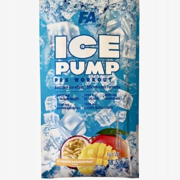 Передтрен FA Ice Pump Pre workout, 18,5 г. 05433 фото