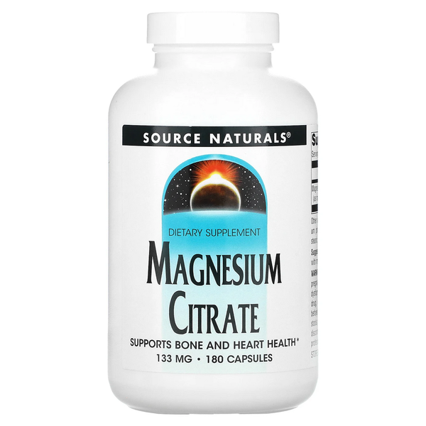 Магній Source Naturals Magnesium Citrate 113mg - 90 капс. 1224295 фото Магній Source Naturals Magnesium Citrate 113mg - 90 капс. 1224295 фото