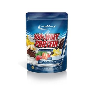 Протеїн сироватковий IronMaxx 100% Whey Protein, 500 г. 01027 фото