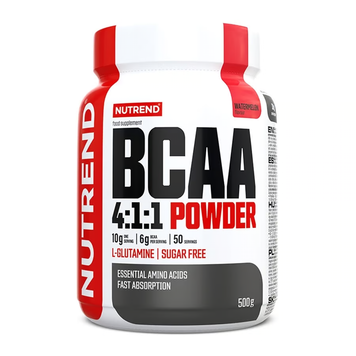 Амінокислоти Nutrend BCAA 4:1:1 powder, 500 г. 04248 фото
