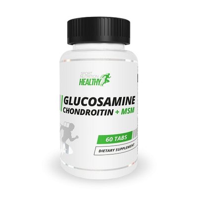Добавка для суглобів MST Healthy Chondroitin + Glucosamine + MSM, 60 таб. 123556 фото