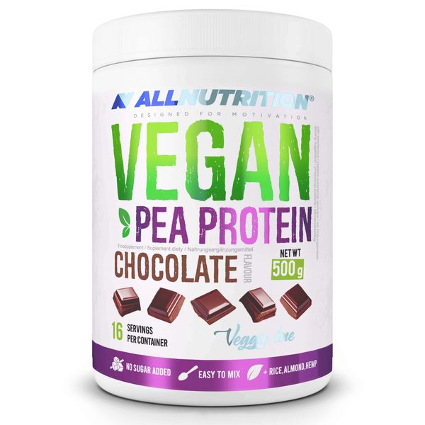 Протеин растительный All Nutrition Vegan Pea Protein, 500 г. 04744 фото