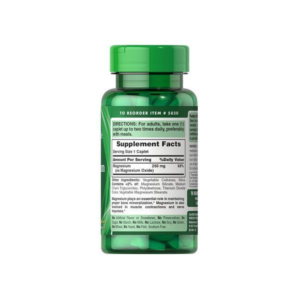 Магній Puritans Pride Magnesium 250 mg, 100 таб. 123942 фото
