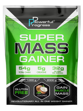 Гейнер Powerful Progress Super Mass Gainer, 1000 г. 03959 фото