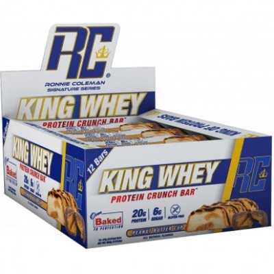 Протеїновий батончик Ronnie Coleman King Whey Protein Crunch, 57 г. 121645 фото