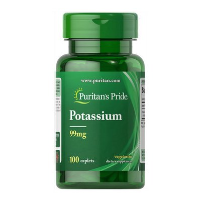 Калій Puritan's Pride Potassium 99mg, 100 таб. 122203 фото
