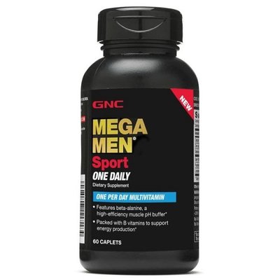 Вітаміни для чоловіків GNC MENS Sport Energy One Daily, 60 капс. 122898 фото