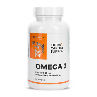 Омега Progress Nutrition Omega Extra, Fish Oil 75%, 60 капс. 124293 фото