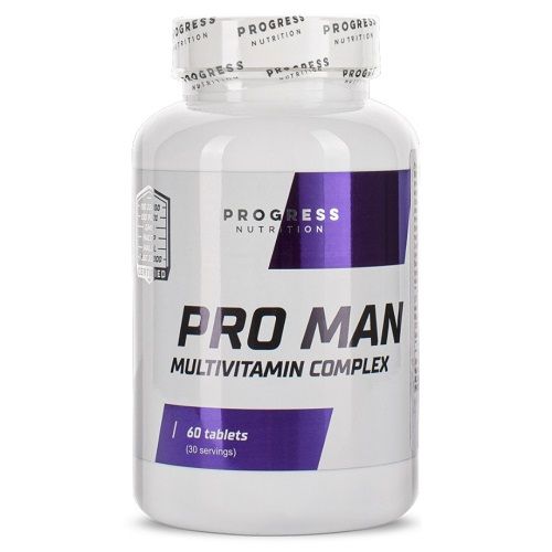 Витамины для мужчин Progress Nutrition Pro Man, 60 таб. 122475 фото