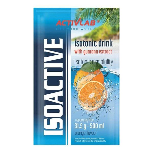 Изотонік ActivLab IsoActive, 31.5 г. (апельсин) - УЦЕНКА (сроки до 05-07.2024) 04219 фото