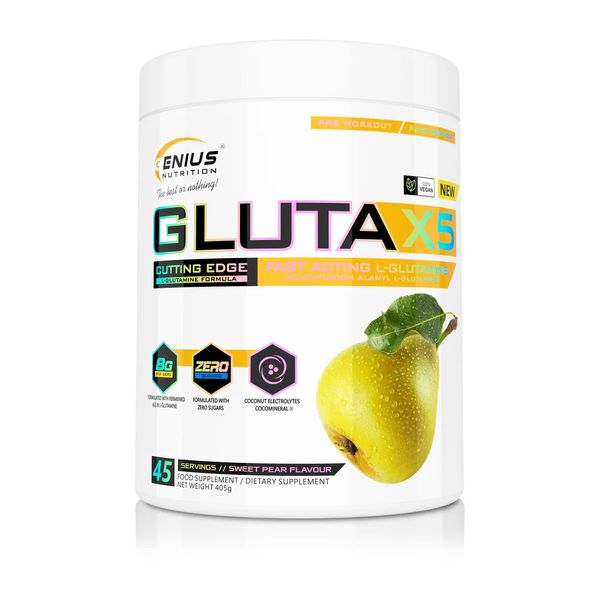 Глютамин Genius Nutrition Gluta-X5, 405 г. 04805 фото