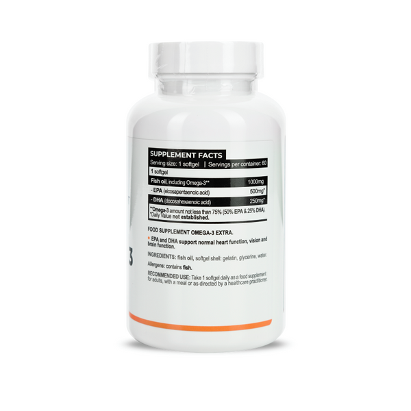 Омега Progress Nutrition Omega Extra, Fish Oil 75%, 60 капс. 124293 фото