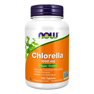 Хлорофіл NOW Chlorella 1000, 120 табл. 124347 фото