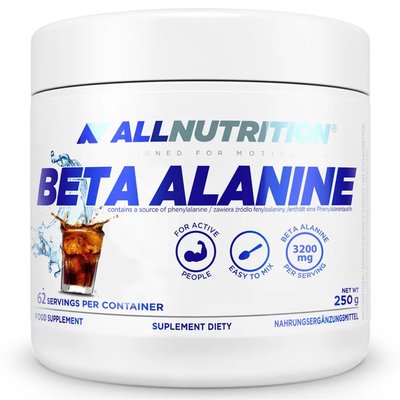 Бета-аланин All Nutrition Beta-Alanine, 250 г. 05228 фото