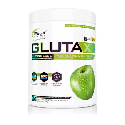 Глютамін Genius Nutrition Gluta-X5, 405 г. 04806 фото