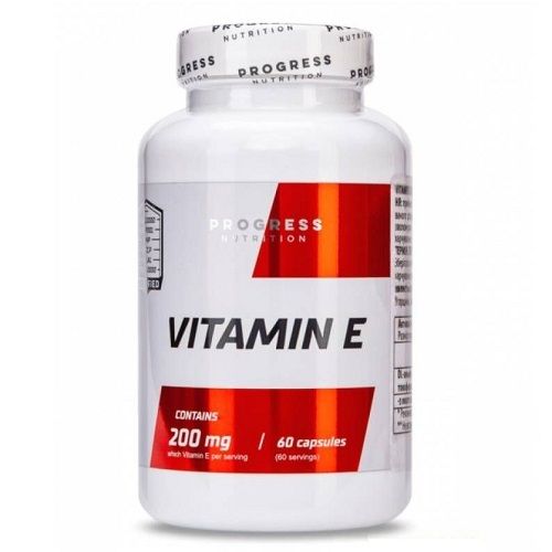 Витамин Е Progress Nutrition Vitamin E, 60 таб. 122618 фото