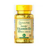 Вітамін Д Puritan's Pride Vitamin D3 400 IU, 100 табл. 124577 фото