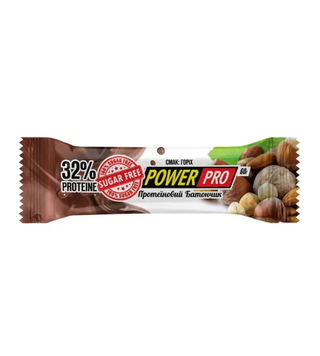 Протеїновий батончик PowerPro Батончик Нутелла Без Цукру 32%, 60 г. 121991 фото
