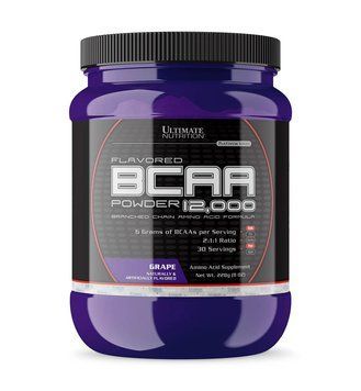 Амінокислоти Ultimate Nutrition BCAA powder, 228 г. 00556 фото