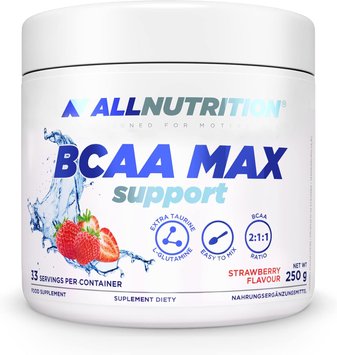 Амінокислоти All Nutrition BCAA Max Support, 250 г. 04437 фото