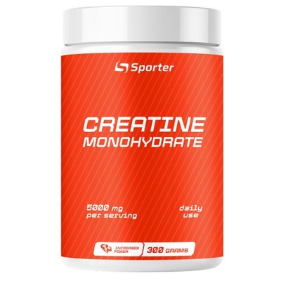 Креатин Sporter Creatine monohydrate, 300 г. 123869 фото