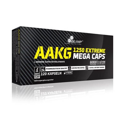 Аргинин OLIMP AAKG Extreme mega, 120 капс. 101179 фото