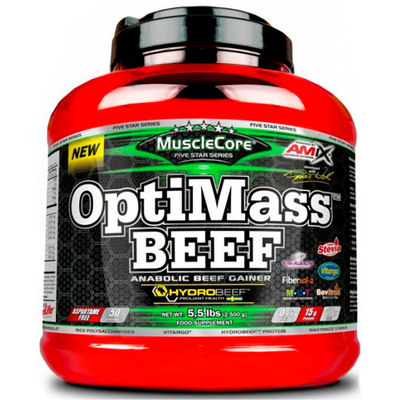 Amix MuscleCore OptiMass Beef Gainer, 2500 г. (Лісові ягоди) 05417 фото