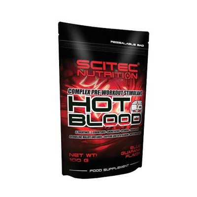 Передтрен Scitec Nutrtion Hot Blood 3.0, 100 г. 101112 фото