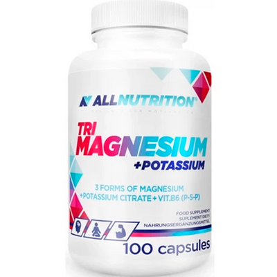 Магній All Nutrition TRI Magnesium Potasium, 100 капс. 123908 фото