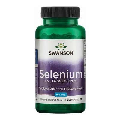 Селен Swanson Selenium 100 mcg, 200 капс. 123329 фото