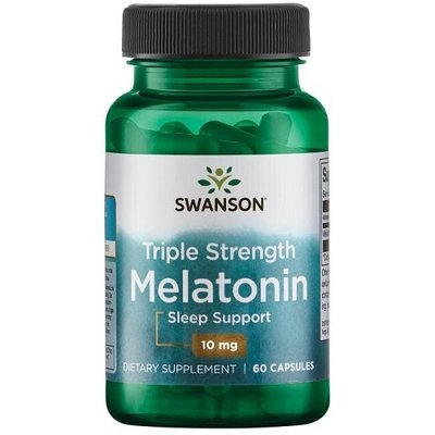 Swanson Melatonin 10 mg, 60 капс. 122684 фото