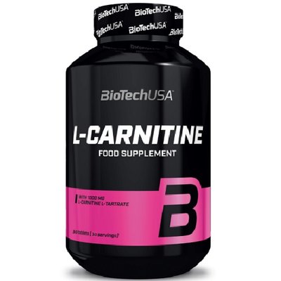 Карнітин BiotechUSA L-Carnitine 1000 mg, 30 таб. 100177 фото