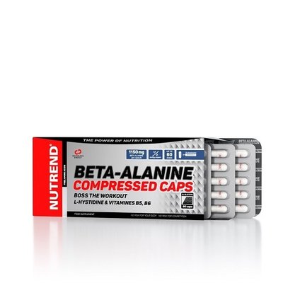 Бета-аланін Nutrend Beta-Alanine Compressed Caps, 90 капс. 122759 фото