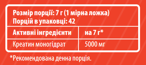 Sporter Creatine DRINK, 300 г. 124583 фото