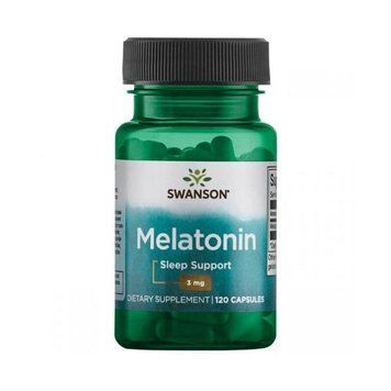 Мелатонин Swanson Melatonin 3mg, 120 капс. 122685 фото