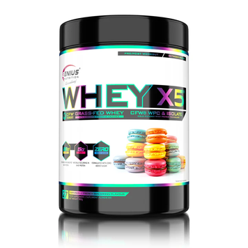 Протеин сывороточный Genius Nutrition Whey-X5, 900 г. 04610 фото