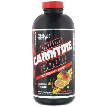 Карнітин Nutrex Liquid Carnitine 3000, 480 мл. 03020 фото