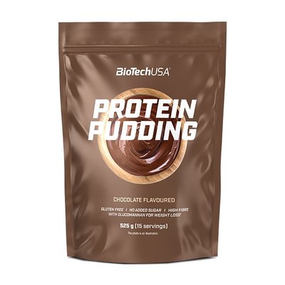 Добавка BiotechUSA Protein Pudding, 525 г. (Шоколад) 03918 фото