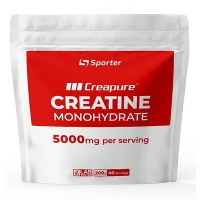 Sporter Creatine monohydrate (creapure), 200 г. 123507 фото