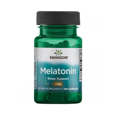 Мелатонін Swanson Melatonin 3mg, 120 капс. 122685 фото