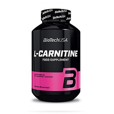 Карнітин BiotechUSA L-Carnitine 1000 mg, 60 таб. 100408 фото
