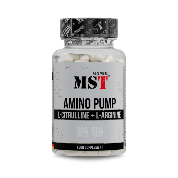 Добавка Аргінін та Цитрулін MST Amino Pump 60 капс. 1224179 фото