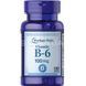 Витамин В Puritan's Pride Vitamin B-6 100mg, 100 таб. 122616 фото 1