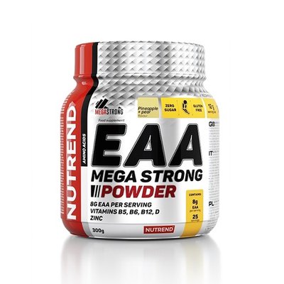 Амінокислоти Nutrend EAA Mega Strong Powder, 300 г. (Апельсин - яблоко) 03140 фото