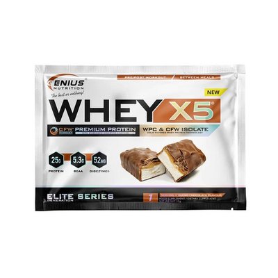 Пробник Genius Nutrition Whey-X5, 33 г. (Шоколад Буено) 04615 фото