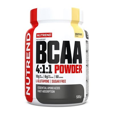 Аминокислоты Nutrend BCAA 4:1:1 powder, 500 г. 04244 фото