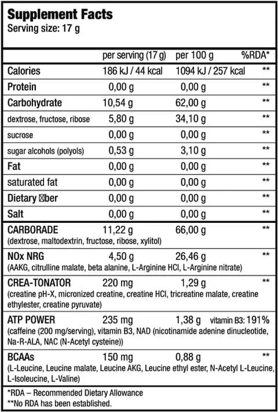 Передтрен BiotechUSA Nitrox Therapy 680 г. 03919 фото